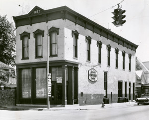 The famous "Dillinger" bank once housed the Candle Shop.