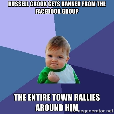 meme russell banned